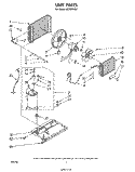 UNIT Diagram and Parts List for ACP602XS0  Whirlpool Air Conditioner