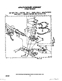 694670 BURNER ASSEMBLY Diagram and Parts List for TGDL400WW0  Whirlpool Dryer