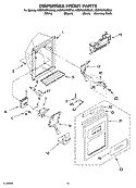 Part Location Diagram of 2252081B Whirlpool COVER-FRNT