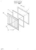 SECTION Diagram and Parts List for RH1000REW01  Roper Freezer