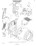 SECTION Diagram and Parts List for LE7800XMW2  Whirlpool Dryer