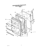REFRIGERATOR DOOR, LIT/OPTIONAL Diagram and Parts List for JWARG469WP00  Whirlpool Refrigerator