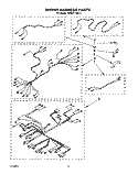 WIRING HARNESS Diagram and Parts List for KEBI271XBL3  KitchenAid Wall Oven