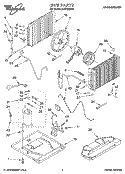 UNIT, LITERATURE Diagram and Parts List for ACQ184XA0  Whirlpool Air Conditioner