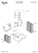 UNIT, LITERATURE Diagram and Parts List for ACS102XG0  Whirlpool Air Conditioner