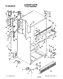 CABINET Diagram and Parts List for TT20BKXWW00  Whirlpool Refrigerator