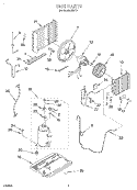 UNIT, LITERATURE Diagram and Parts List for R613  Whirlpool Air Conditioner