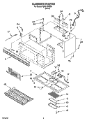 Part Location Diagram of 4358926 Whirlpool WRAPER-CAB