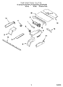 TOP VENTING PARTS, OPTIONAL PARTS Diagram and Parts List for YKEBS278DW6  KitchenAid Wall Oven