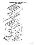 COMPARTMENT SEPARATOR Diagram and Parts List for ET20GKXYW01  Whirlpool Refrigerator