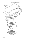 SECTION Diagram and Parts List for RH2730XXS0  Whirlpool Range Hood
