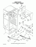 LINER PARTS Diagram and Parts List for IR8GSMXWW00  Whirlpool Refrigerator