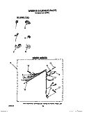 Part Location Diagram of 3355694 Whirlpool Wiring Harness & Pressure Switch Hose