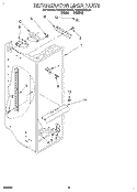 REFRIGERATOR LINER Diagram and Parts List for RS22BRXBL01  Roper Refrigerator