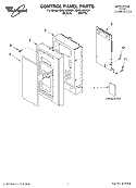 Part Location Diagram of 8184017 Whirlpool PANL-CNTRL
