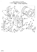 BULKHEAD Diagram and Parts List for RGX5635EN1  Roper Dryer