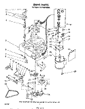 DRIVE Diagram and Parts List for GLA7900XMW0  Whirlpool Washer