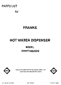 SECTION Diagram and Parts List for FHWT160JXX0  Whirlpool Miscellaneous