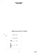 MISCELLANEOUS Diagram and Parts List for LST6132DQ0  Whirlpool Washer