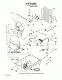 UNIT PARTS Diagram and Parts List for KUIC18PNXS0  KitchenAid Ice Maker