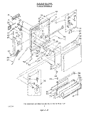 Part Location Diagram of 3367012 Whirlpool WHITE/BLACK (FOR COMPLETE KIT, FRONT AND ACCESS PANEL, SEE NOTE C)
