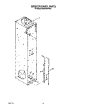 FREEZER LINER Diagram and Parts List for KSSS36DWW02  KitchenAid Refrigerator