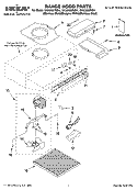 RANGE HOOD PARTS Diagram and Parts List for IH3362RQ1  Whirlpool Range Hood
