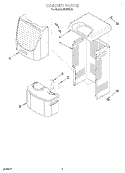 SECTION Diagram and Parts List for AD050SJ2  Whirlpool Dehumidifier