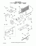 UNIT PARTS Diagram and Parts List for W6RXNGFWB00  Whirlpool Refrigerator
