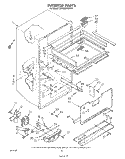 INTERIOR Diagram and Parts List for EB19MKXSF01  Whirlpool Refrigerator