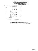 MISCELLANEOUS, OPTIONAL Diagram and Parts List for LSN2000LG0  Whirlpool Washer