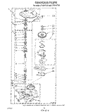 GEARCASE Diagram and Parts List for LT7000XTM0  Whirlpool Washer Dryer Combo
