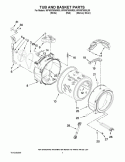 Part Location Diagram of W10283355 Whirlpool COUNTERWGT