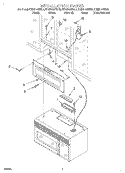 INSTALLATION Diagram and Parts List for KHMS105EBS0  KitchenAid Microwave