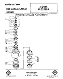 SECTION Diagram and Parts List for KCDS250X  KitchenAid Food Waste Disposer