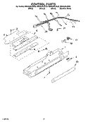 CONTROL PARTS, PARTS NOT ILLUSTRATED Diagram and Parts List for KSRA22ILBL03  KitchenAid Refrigerator