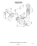 BLOWER Diagram and Parts List for 4KUDA220TW3  KitchenAid Dishwasher