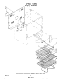 OVEN , LITERATURE AND OPTIONAL Diagram and Parts List for RF302EXPW0  Whirlpool Range
