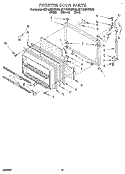FREEZER DOOR Diagram and Parts List for 8ET18DKXBW00  Whirlpool Refrigerator