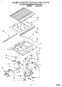 COMPARTMENT SEPARATOR Diagram and Parts List for KTRC18KBAL00  KitchenAid Refrigerator
