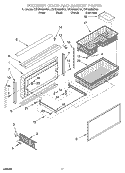 FREEZER DOOR AND BASKET Diagram and Parts List for KBRS36MHX01  KitchenAid Refrigerator