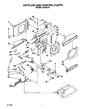 AIR FLOW AND CONTROL Diagram and Parts List for ACQ062XZ0  Whirlpool Air Conditioner