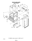 CONTAINER Diagram and Parts List for TF8600XTP0  Whirlpool Trash Compactor