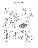 UPPER UNIT Diagram and Parts List for KSRF36DTX02  KitchenAid Refrigerator