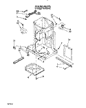 FRAME Diagram and Parts List for TC4700XYP0  Whirlpool Trash Compactor