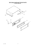 TOP GRILLE AND UNIT COVER Diagram and Parts List for KSSS36DWX01  KitchenAid Refrigerator