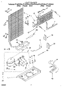 UNIT Diagram and Parts List for ET14JKYDN00  Whirlpool Refrigerator