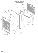 SECTION Diagram and Parts List for AD0402XA0  Whirlpool Dehumidifier