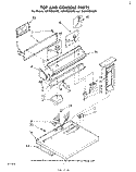 SECTION Diagram and Parts List for 1LE5700XKW0  Whirlpool Dryer