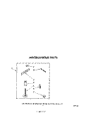 MISCELLANEOUS Diagram and Parts List for LA5500XPW2  Whirlpool Washer